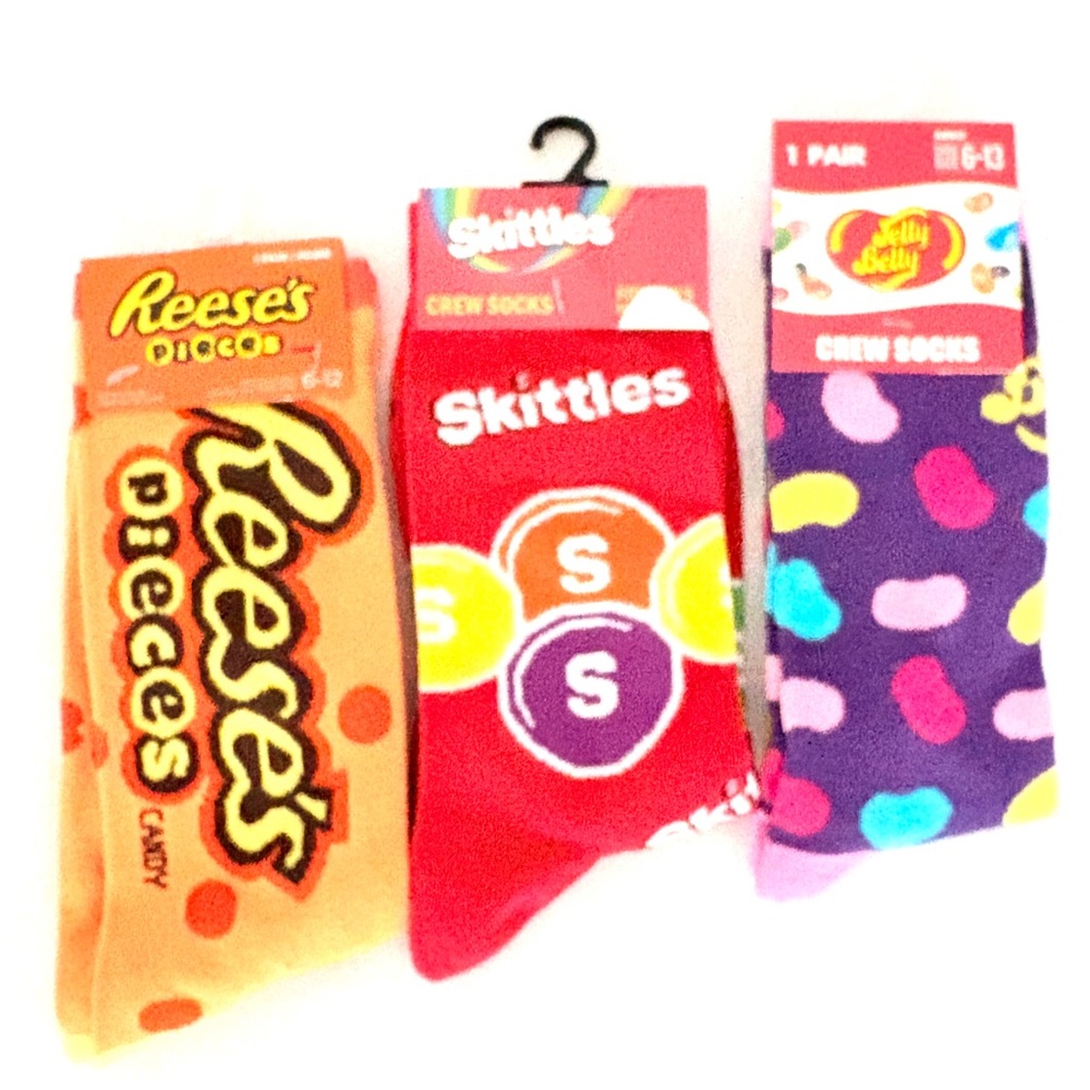Candy Socks Men 9-11 x 3 pairs